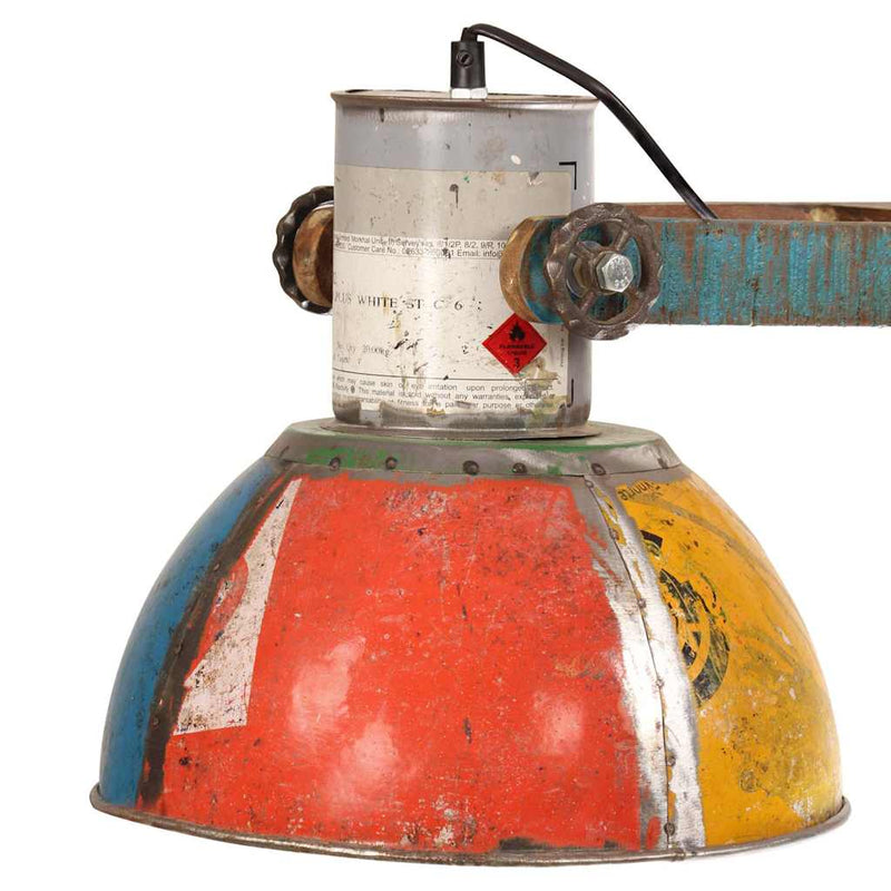 Lustră suspendată industrială 25 W, multicolor, 111 cm E27