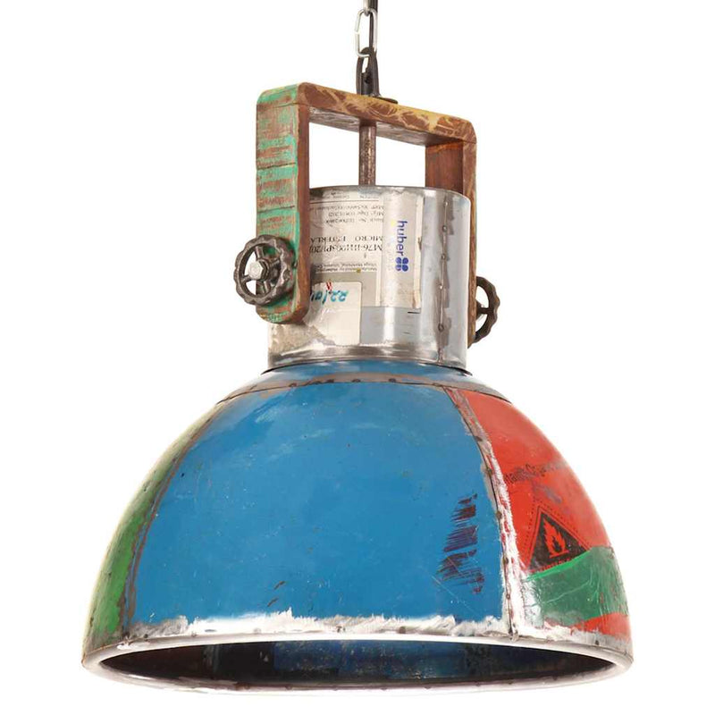 Lustră suspendată industrială 25 W multicolor 40 cm E27 rotund