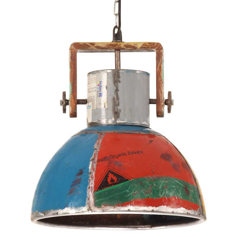 Lustră suspendată industrială 25 W multicolor 40 cm E27 rotund