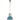Lustră suspendată industrială 25 W multicolor 40 cm E27 rotund