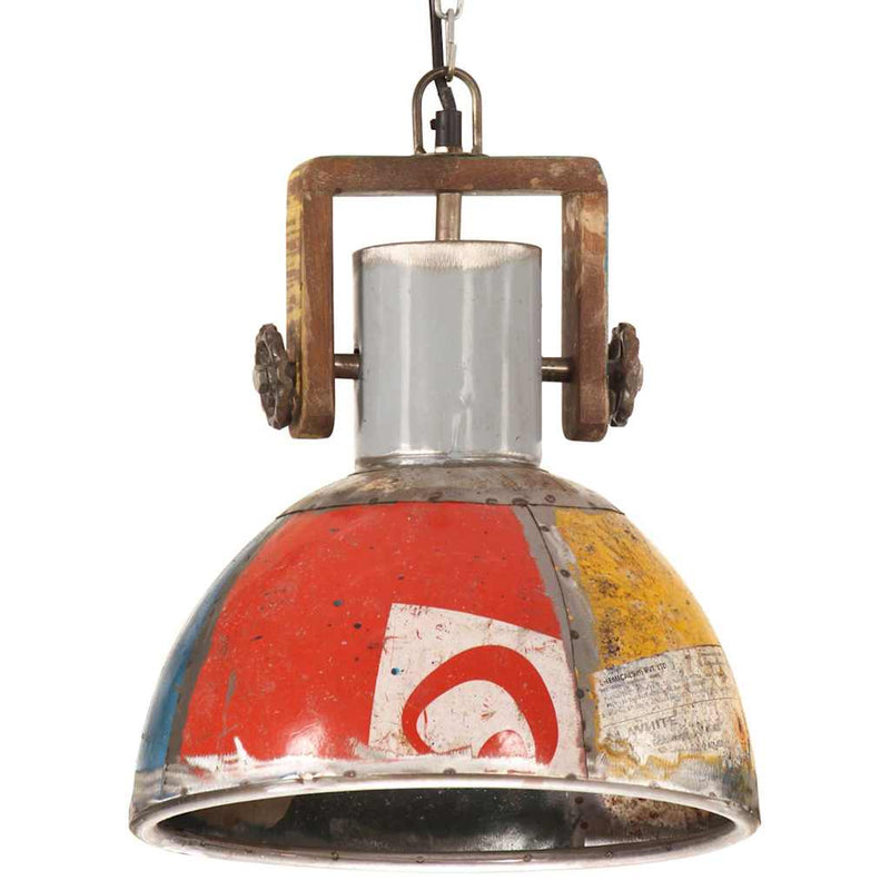 Lustră suspendată industrială 25 W multicolor 30 cm E27 rotund