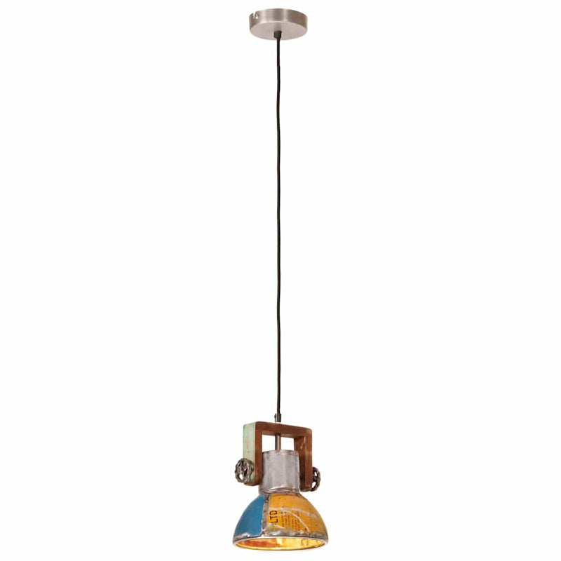 Lustră suspendată industrială 25 W multicolor 19 cm E27 rotund