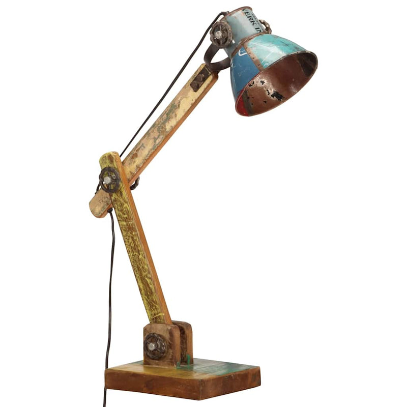 Lampă de birou industrială multicolor 23x18x95 cm E27 rotund