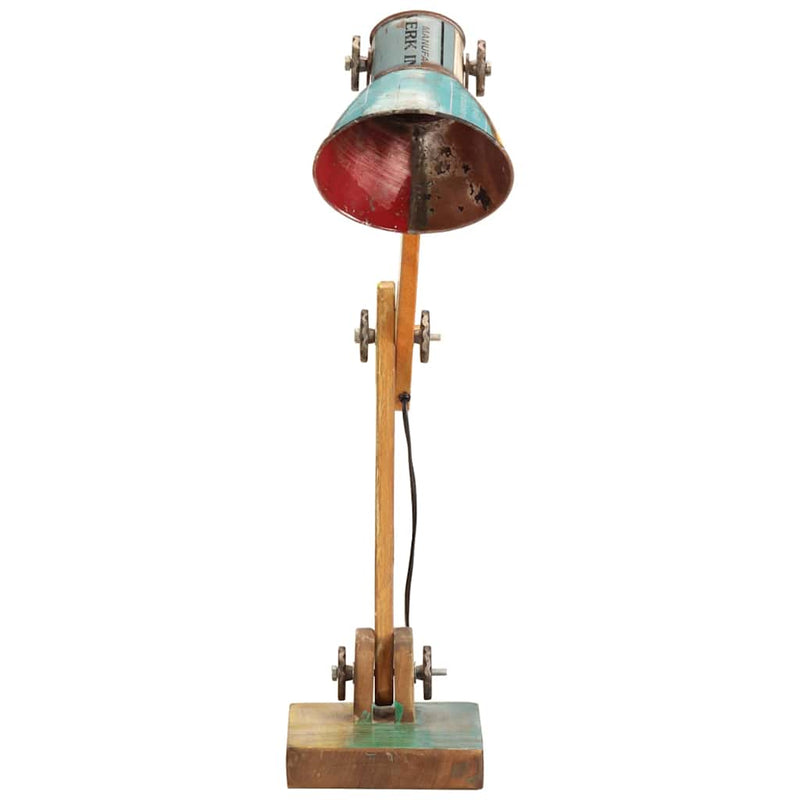 Lampă de birou industrială multicolor 23x18x95 cm E27 rotund