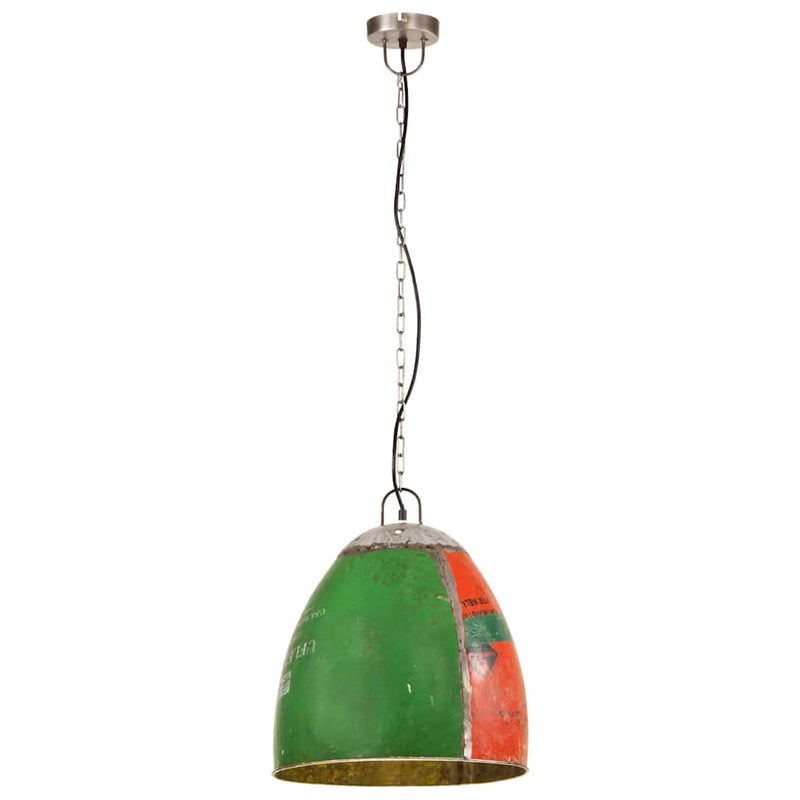 Lustră suspendată industrială 25 W multicolor 42 cm E27 rotund