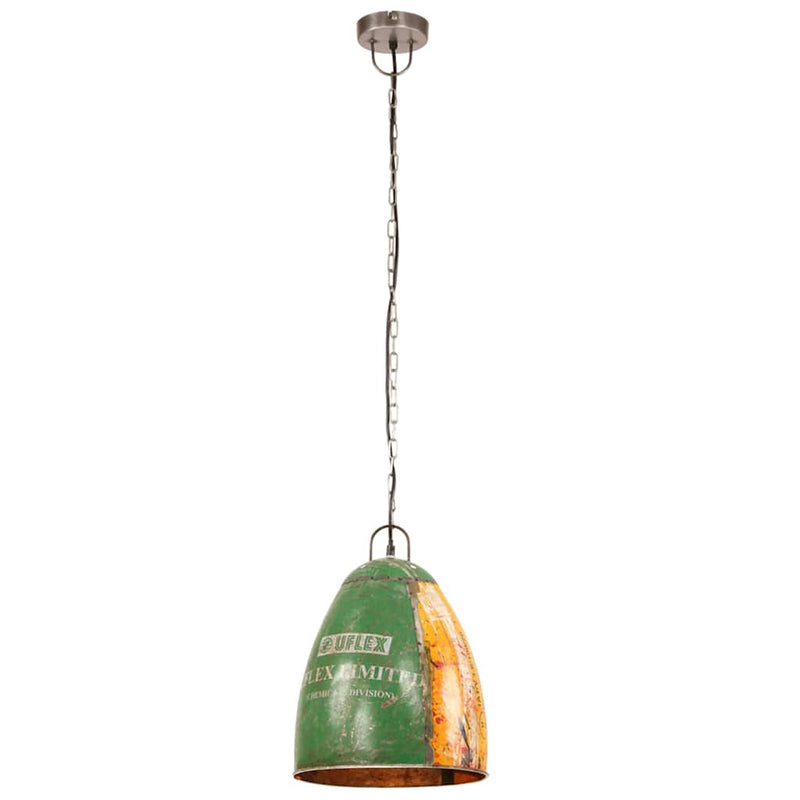Lustră suspendată industrială 25 W multicolor 32 cm E27 rotund