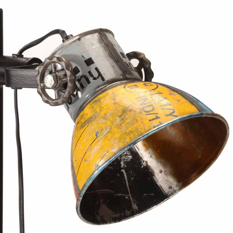 Lampă de podea cu 2 abajururi, multicolor, E27