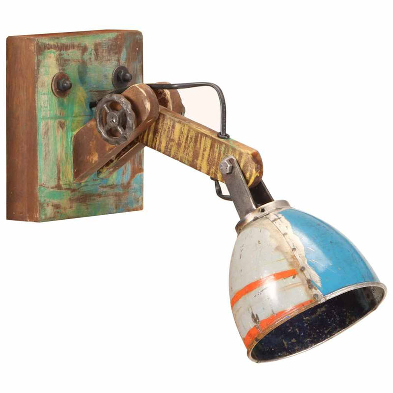 Lampă de perete industrială, multicolor, E27 rotund