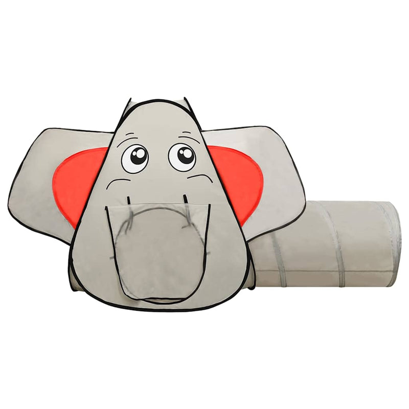 Cort de joacă elefant pentru copii, gri, 174x86x101 cm