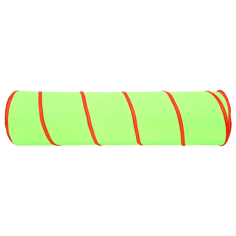 Tunel de joacă pentru copii, verde, 175 cm, poliester