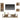 Set dulap TV, 5 piese, stejar sonoma, lemn prelucrat