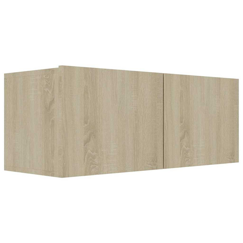 Set dulap TV, 6 piese, stejar sonoma, lemn prelucrat