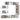 Set dulap TV, 7 piese, alb, lemn prelucrat