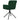 Scaune de bucătărie pivotante, 2 buc., verde închis, catifea