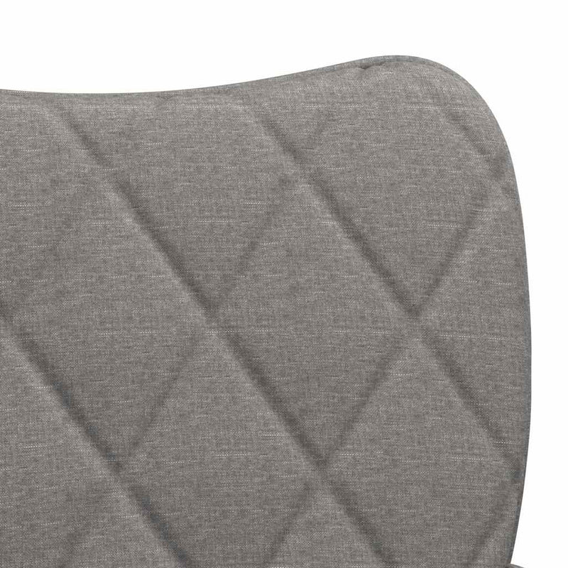 Scaune de bucătărie, 2 buc., gri deschis, material textil