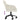 Scaun de birou pivotant, crem, catifea