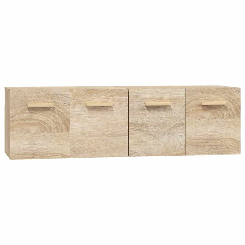 Dulapuri TV de perete 2 buc. stejar sonoma 60x36,5x35 cm lemn