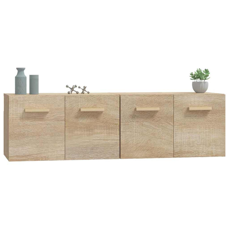 Dulapuri TV de perete 2 buc. stejar sonoma 60x36,5x35 cm lemn