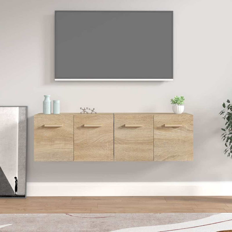 Dulapuri TV de perete 2 buc. stejar sonoma 60x36,5x35 cm lemn