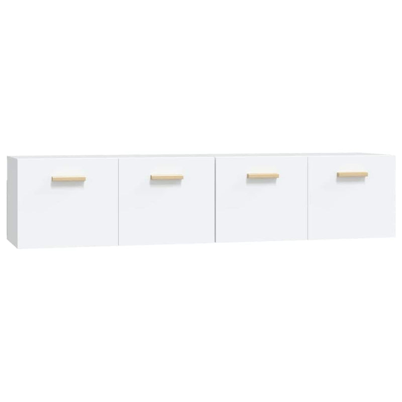 Dulapuri de perete, 2 buc., alb, 80x35x36,5 cm, lemn compozit