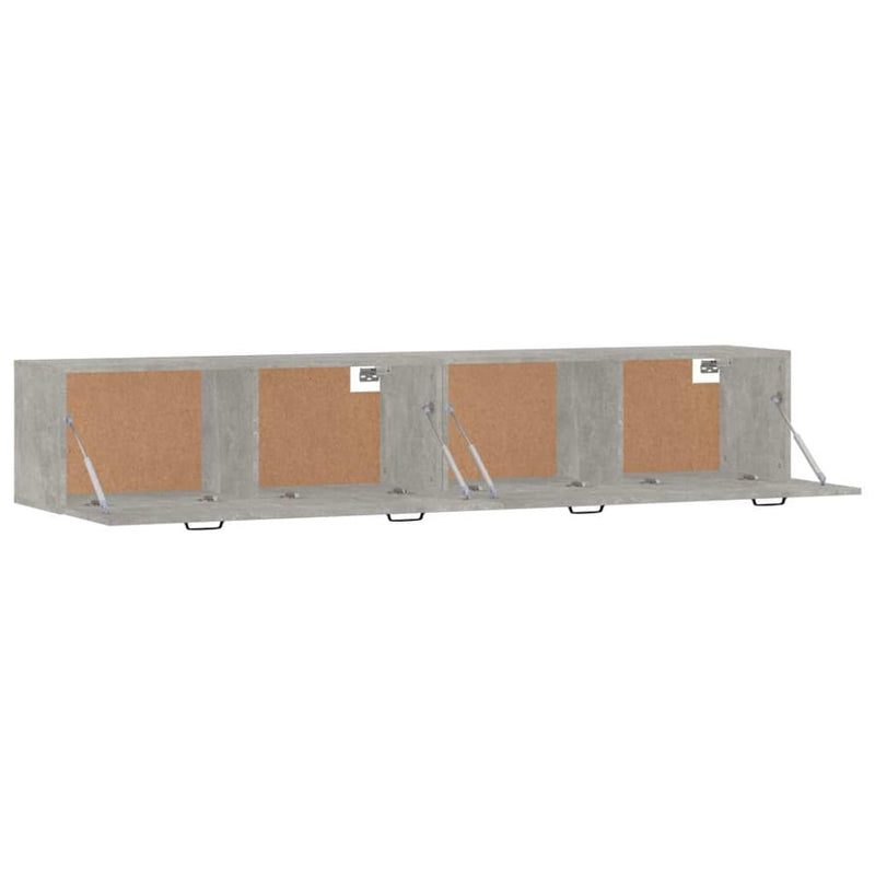 Dulapuri de perete, 2 buc., gri sonoma, 100x36,5x35 cm, lemn