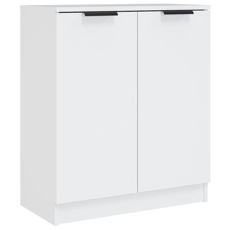 Servante, 2 piese, alb, 60x30x70 cm, lemn prelucrat