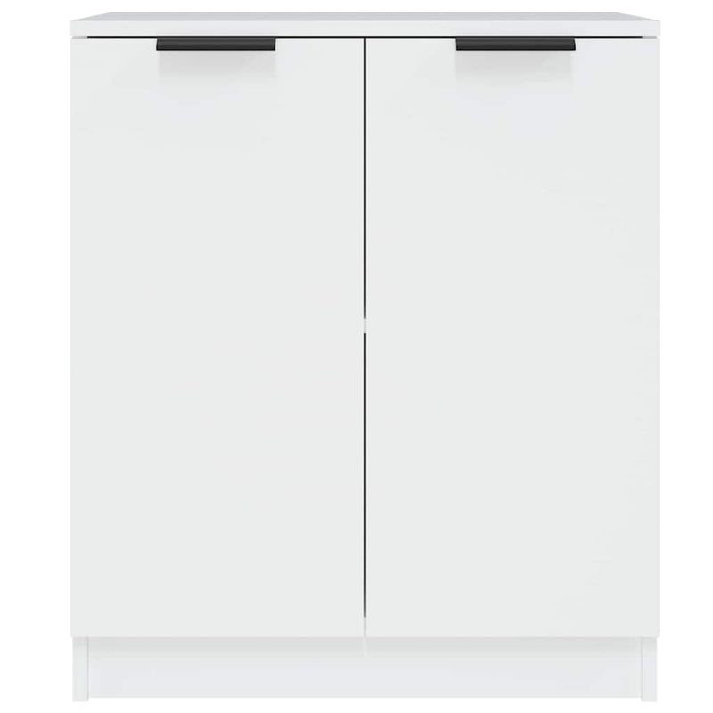 Servante, 2 piese, alb, 60x30x70 cm, lemn prelucrat