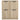 Servante, 2 piese, stejar sonoma, 60x30x70 cm, lemn prelucrat