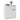 Servante, 2 piese, alb, 60x30x70 cm, lemn prelucrat