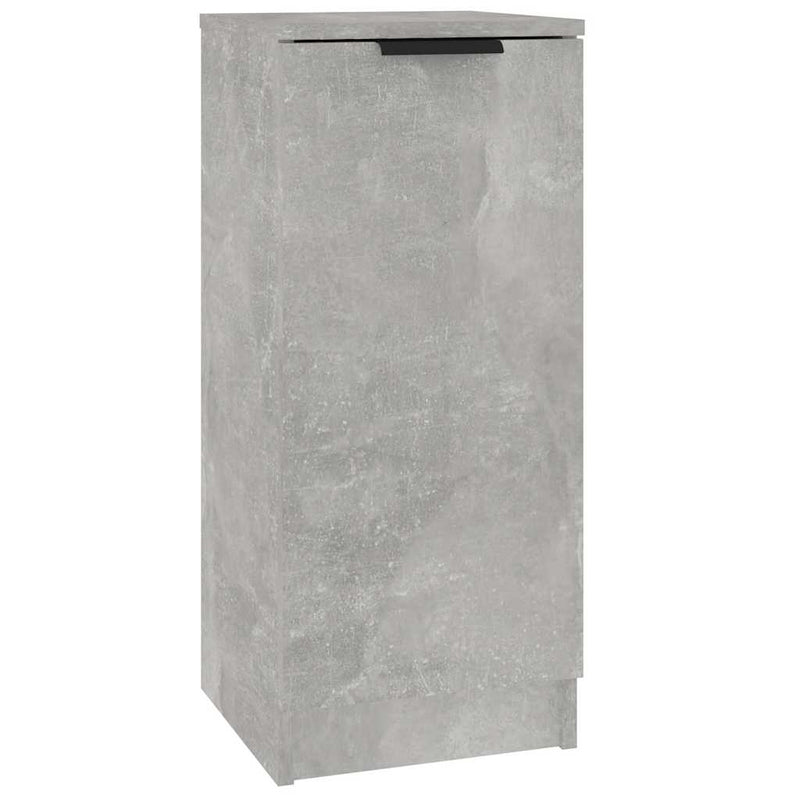Servante, 3 piese, gri beton, lemn prelucrat