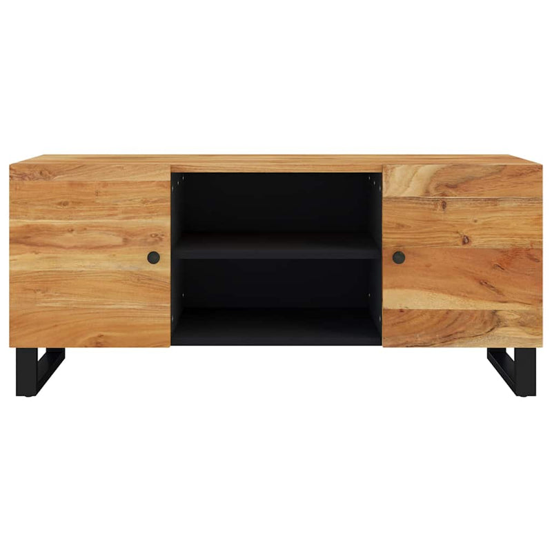 Comodă TV, 105x33x46 cm, lemn masiv de acacia