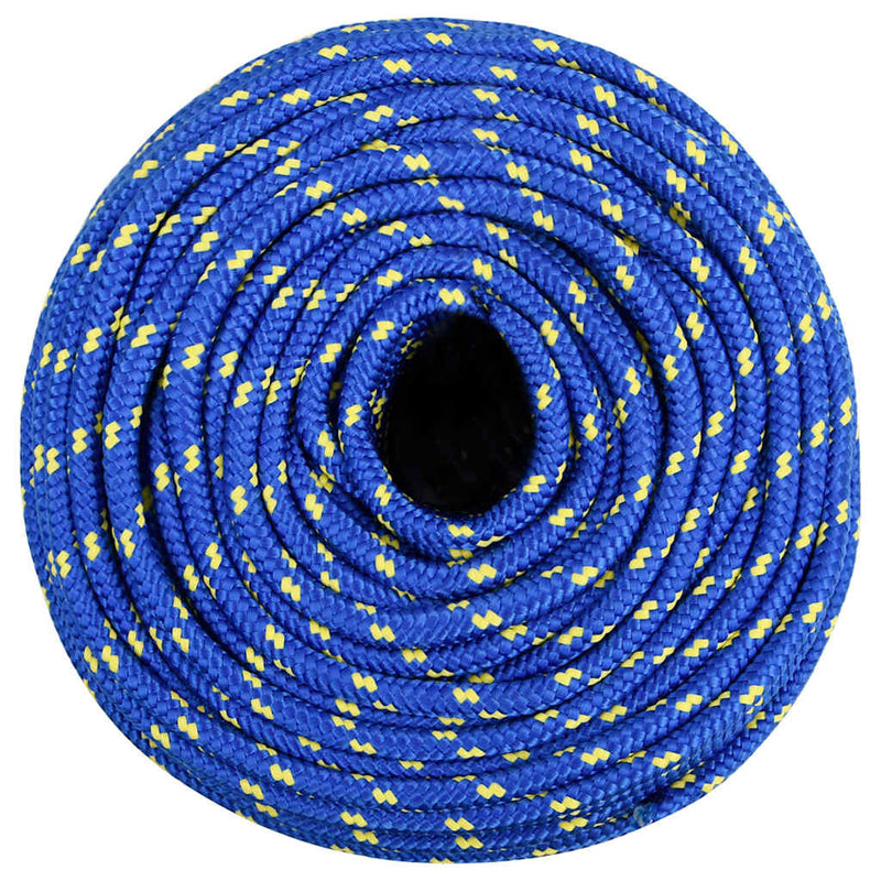 Frânghie de barcă, albastru, 6 mm, 25 m, polipropilenă