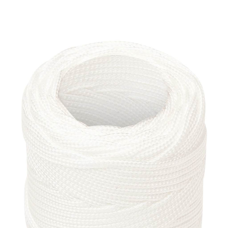 Frânghie de barcă, alb complet, 2 mm, 250 m, polipropilenă