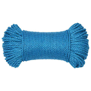 Frânghie de lucru, albastru, 3 mm, 250 m, polipropilenă