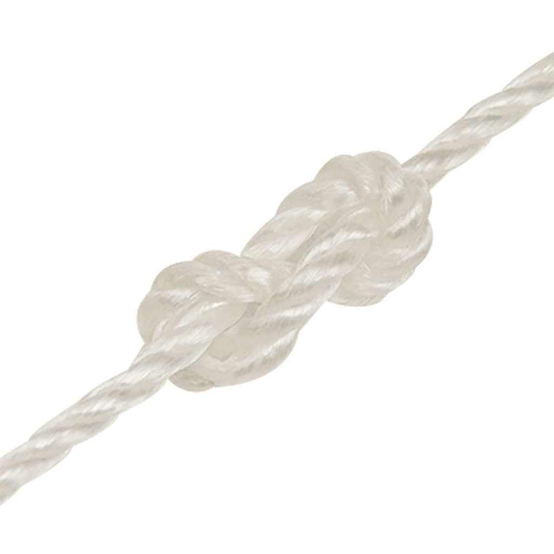 Frânghie de lucru, alb, 6 mm, 100 m, polipropilenă