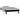 Cadru de pat cu LED, negru, 100x200 cm, lemn masiv