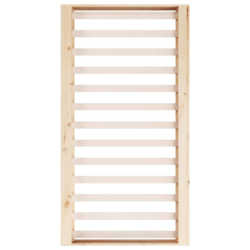 Cadru de pat mic single, 75x190 cm, lemn masiv