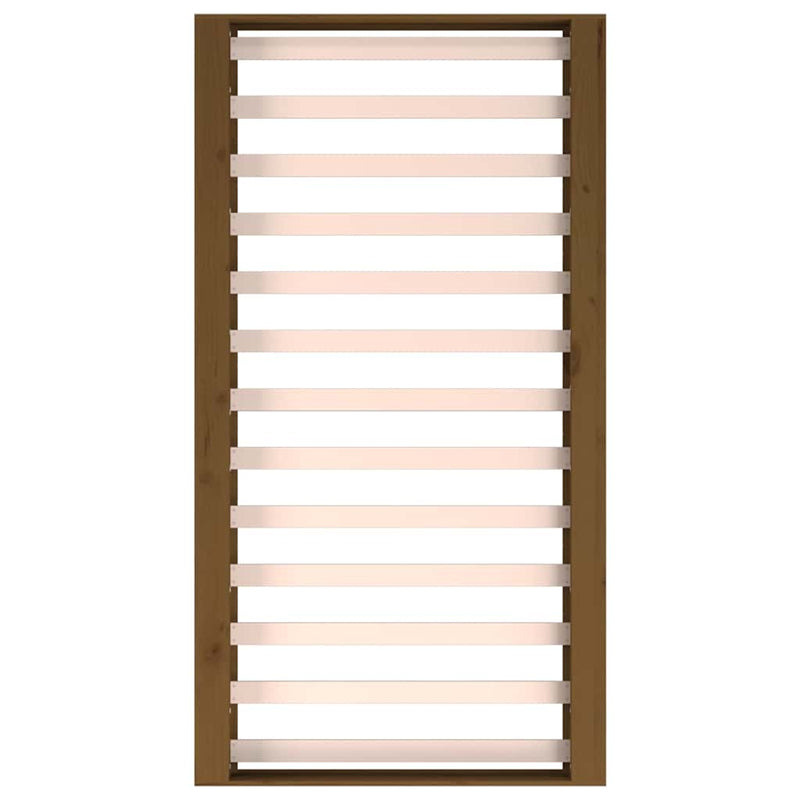 Cadru de pat mic Single maro miere 75x190 cm lemn masiv