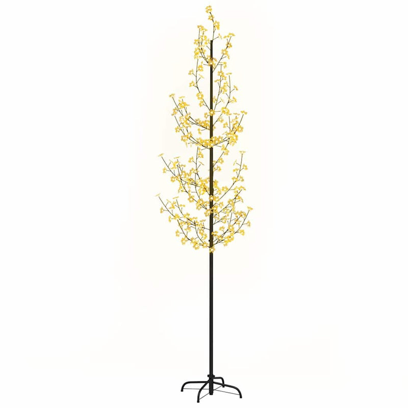 Copac cu flori de cireș cu LED, 368 LED-uri alb calde, 300 cm