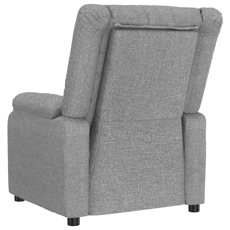 Fotoliu de masaj, gri deschis, material textil