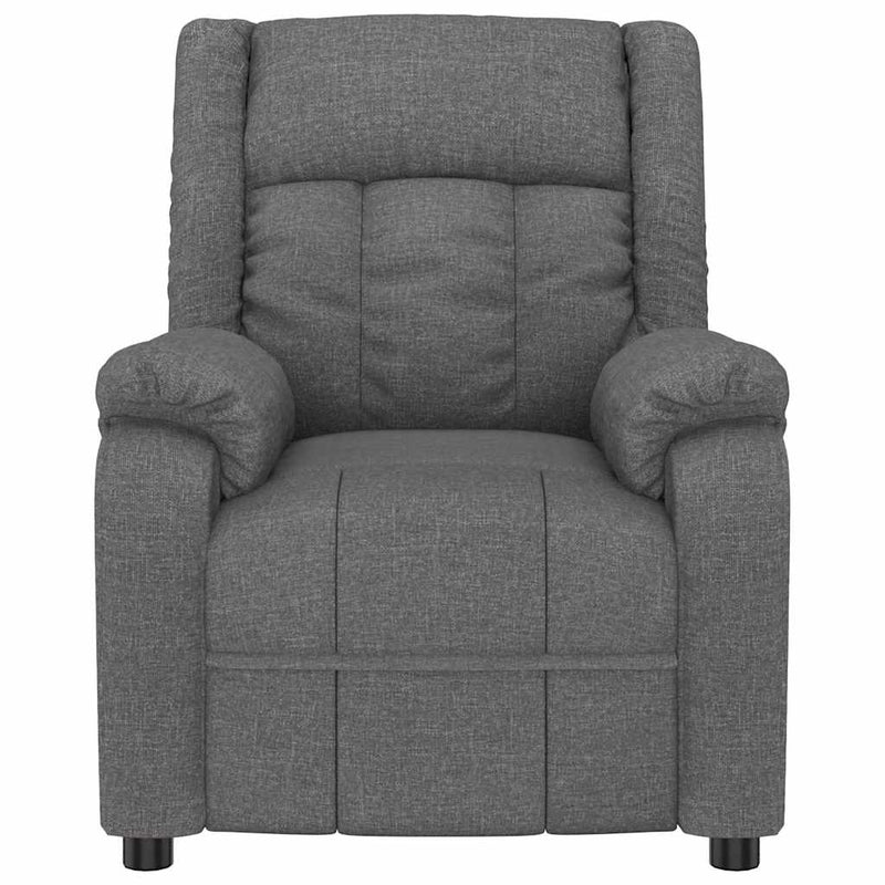 Fotoliu de masaj, gri închis, material textil