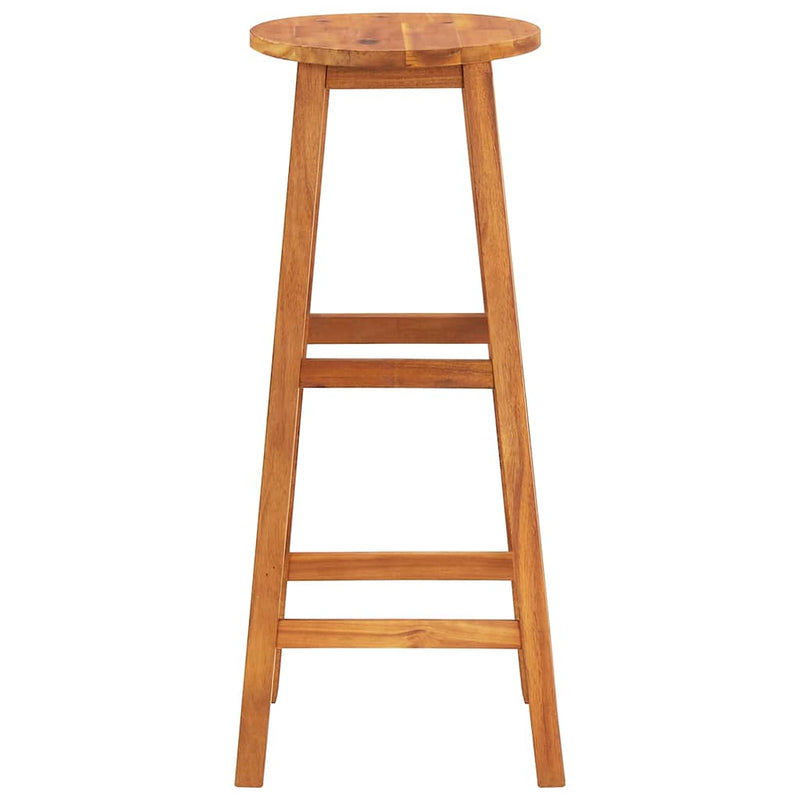Taburete de bar, 8 buc., lemn masiv de acacia
