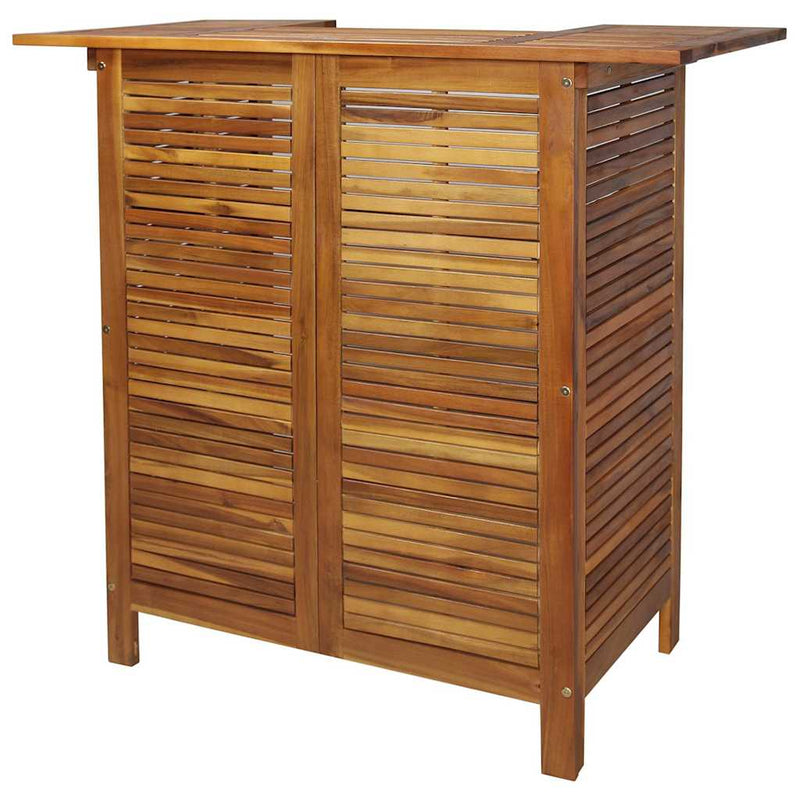 Set mobilier de bar de grădină, 3 piese, lemn masiv de acacia