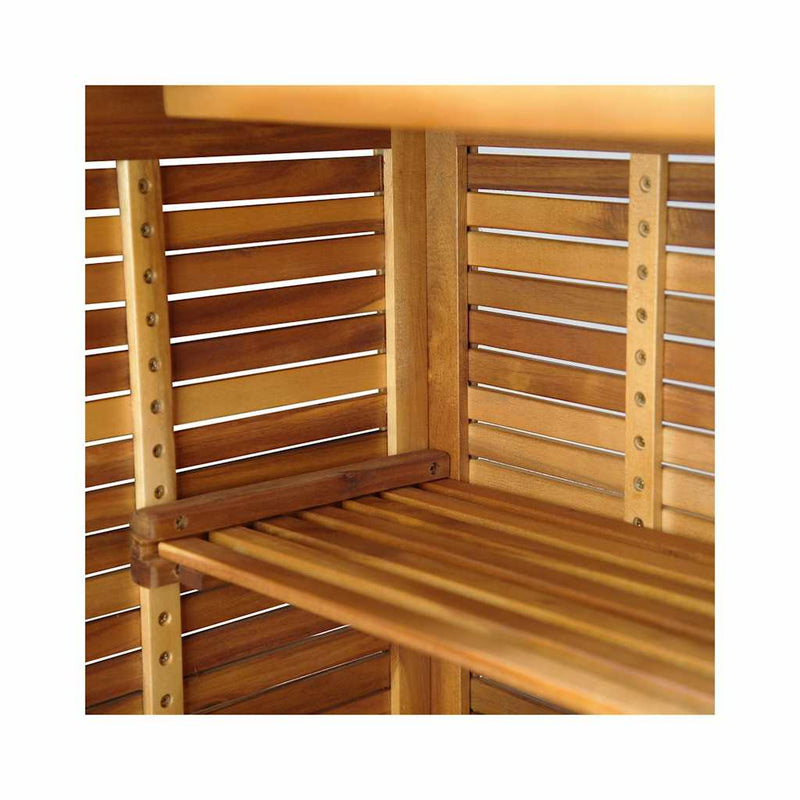 Set mobilier de bar de grădină, 3 piese, lemn masiv de acacia