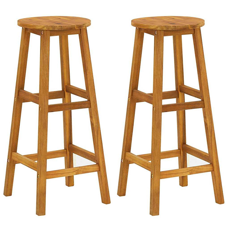 Set mobilier de bar de grădină, 3 piese, lemn masiv de acacia