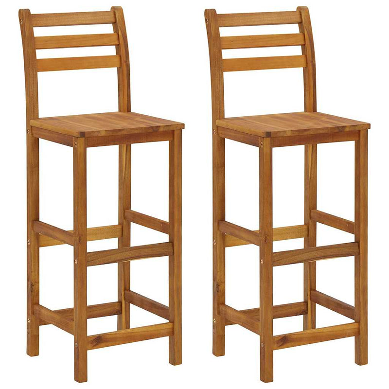 Set mobilier de bar de grădină, 3 piese, lemn masiv de acacia