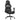 Scaun de gaming cu masaj/suport picioare, negru/gri, piele eco