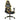 Scaun de gaming cu masaj/suport picioare negru/auriu piele eco