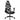 Scaun de gaming masaj/suport picioare alb/negru piele eco