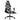 Scaun de gaming masaj/suport picioare alb/negru piele eco